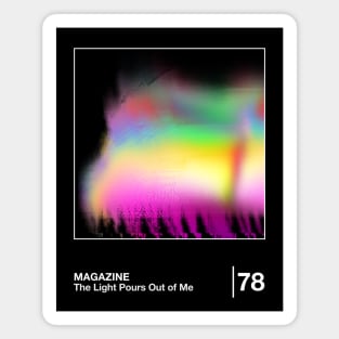 Magazine / Minimalist Style Graphic Design Magnet